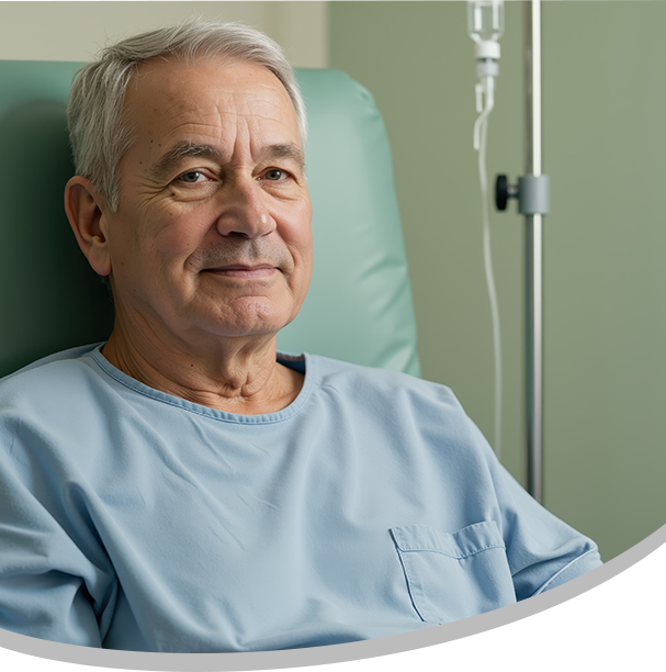 Patient in hospital